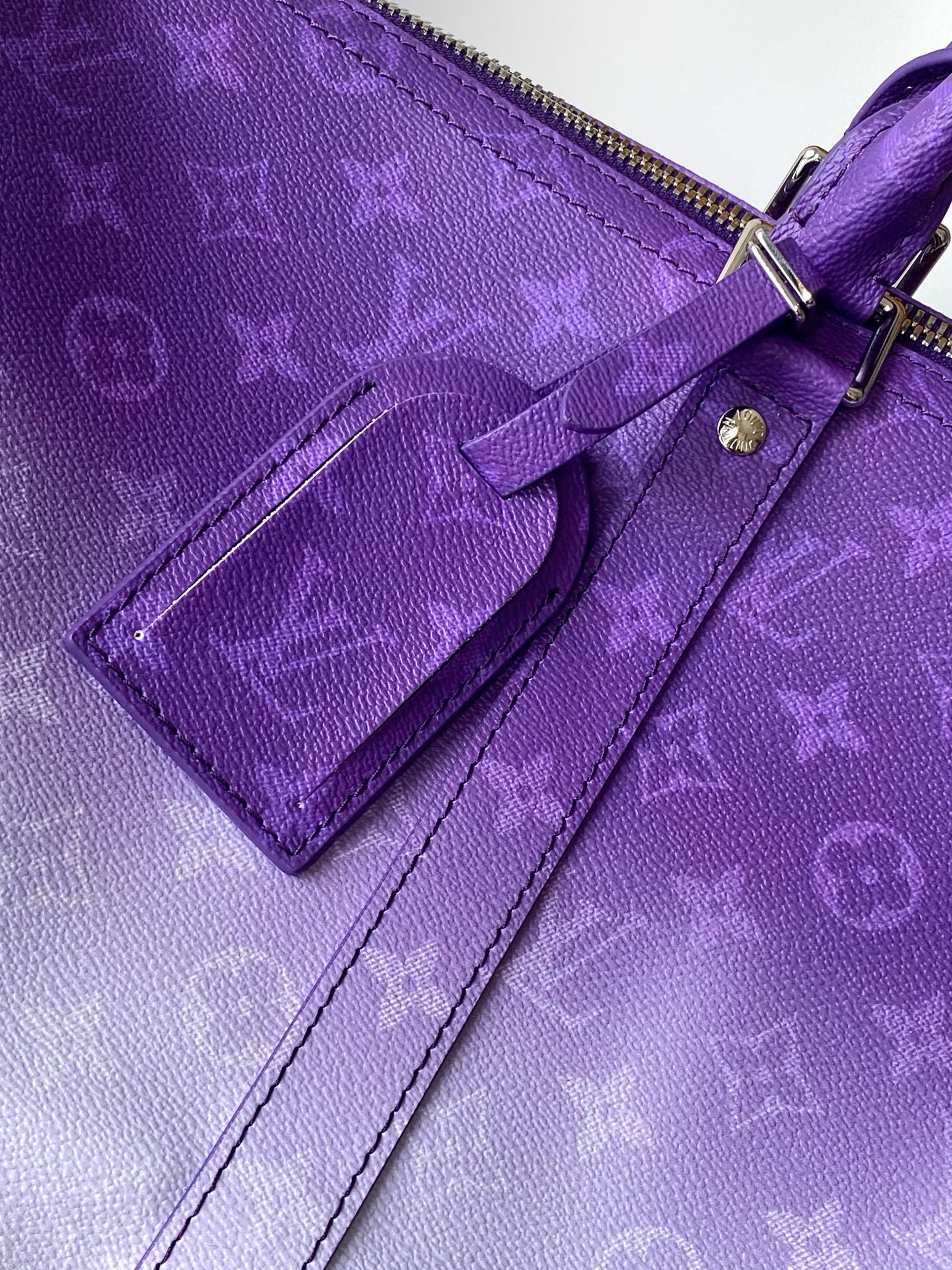 Louis Vuitton Keepall 45 Travel Bag Purple Gradient