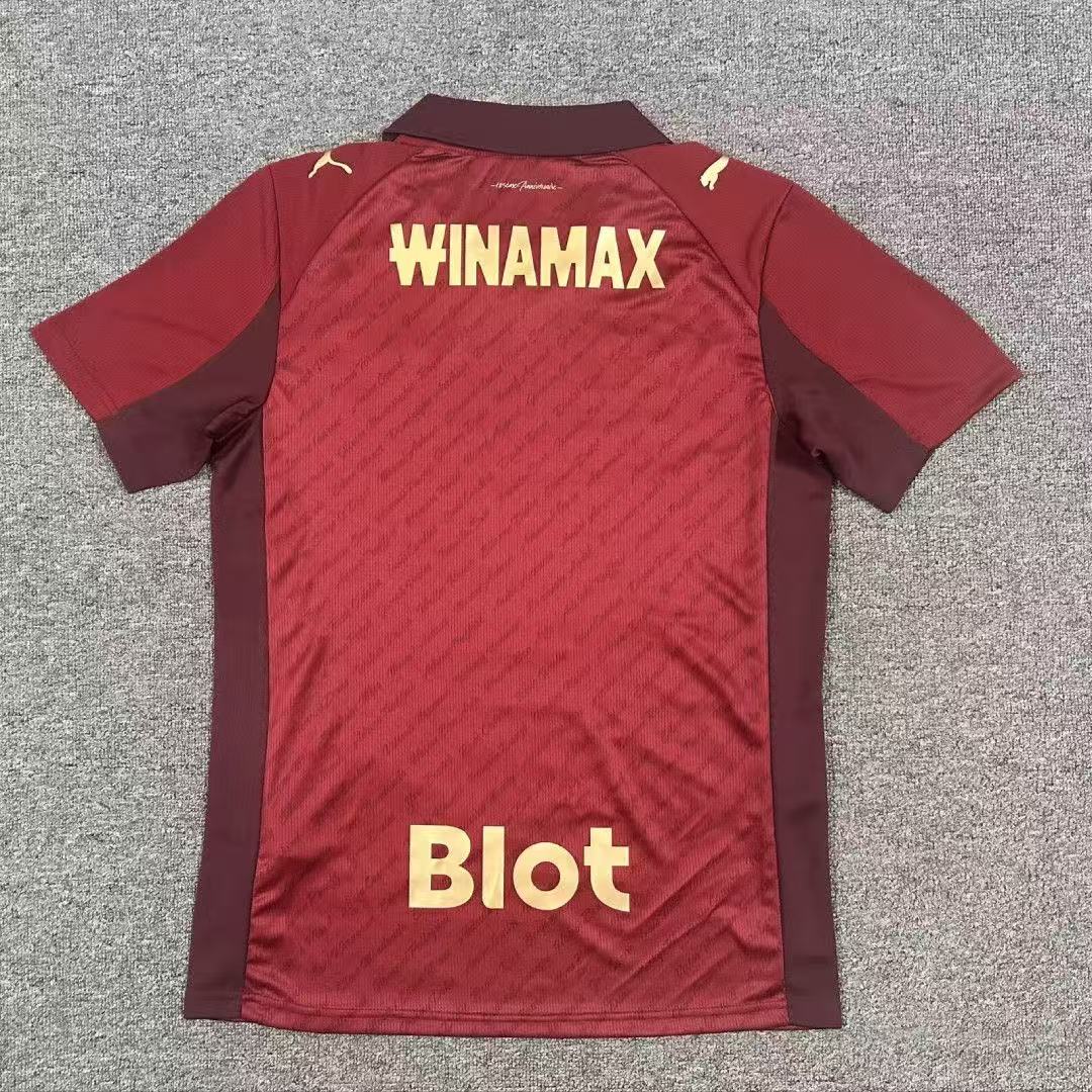RENNAIS MAILLOT COLLECTOR BORDEAUX MANCHE COURTE ADULTE - RED