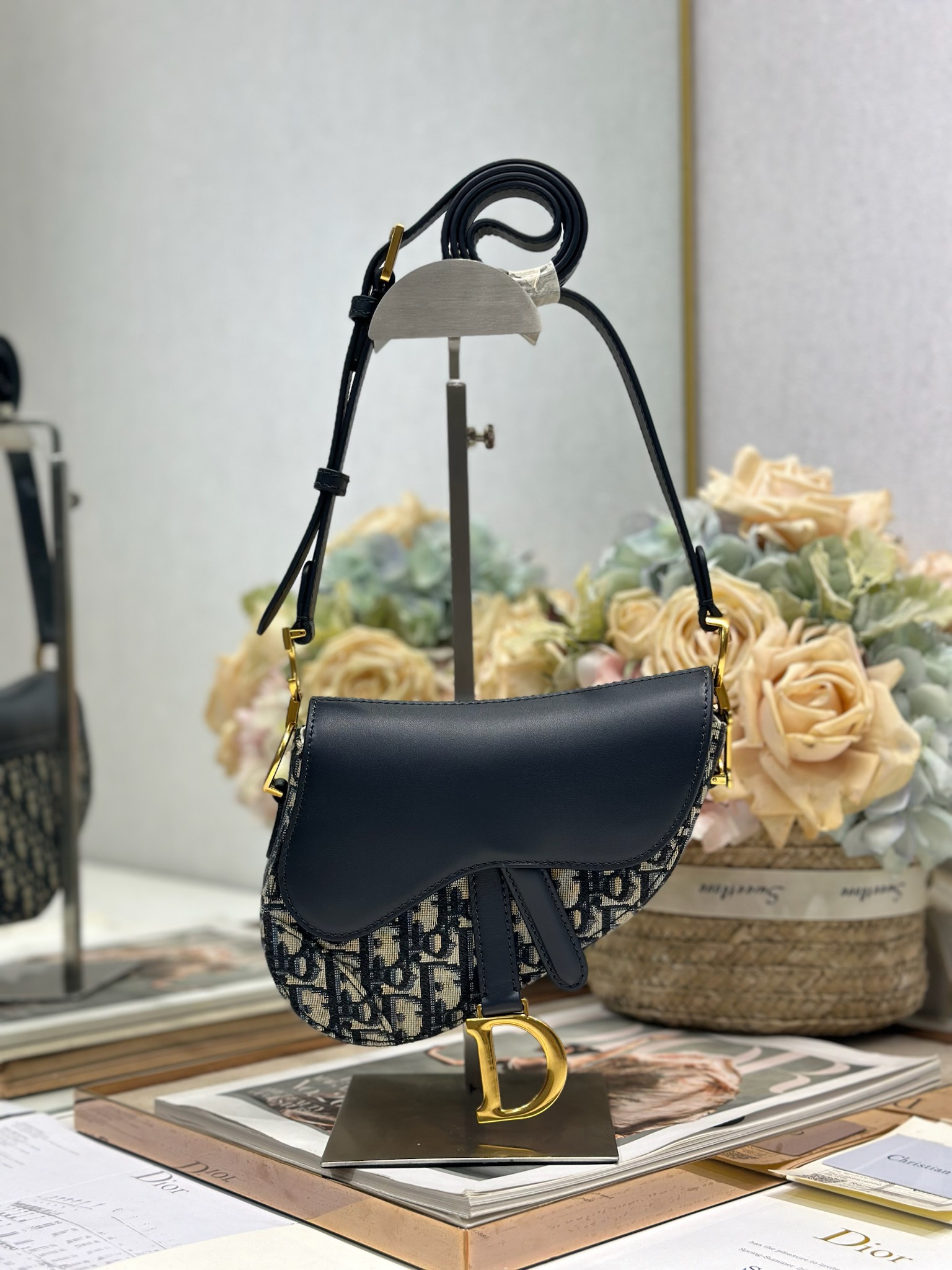 Dior Mini Soft Saddle Shoulder Bag