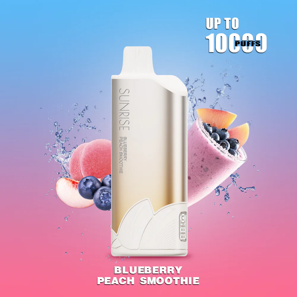 GROO SUNRISE 10K Disposable Vape – Blueberry Peach Smoothie - Vaba Vape-Shop