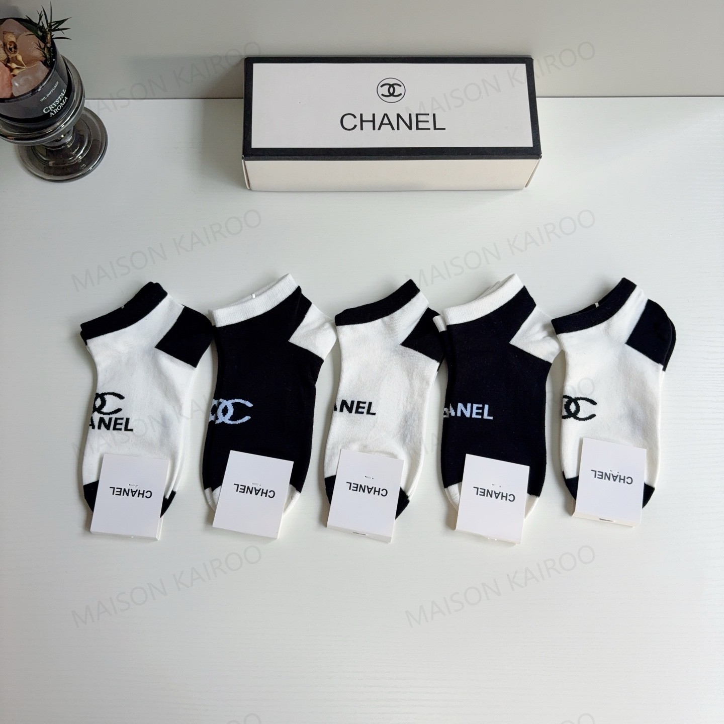 Chanel Socks 5-Pack - KAIROO