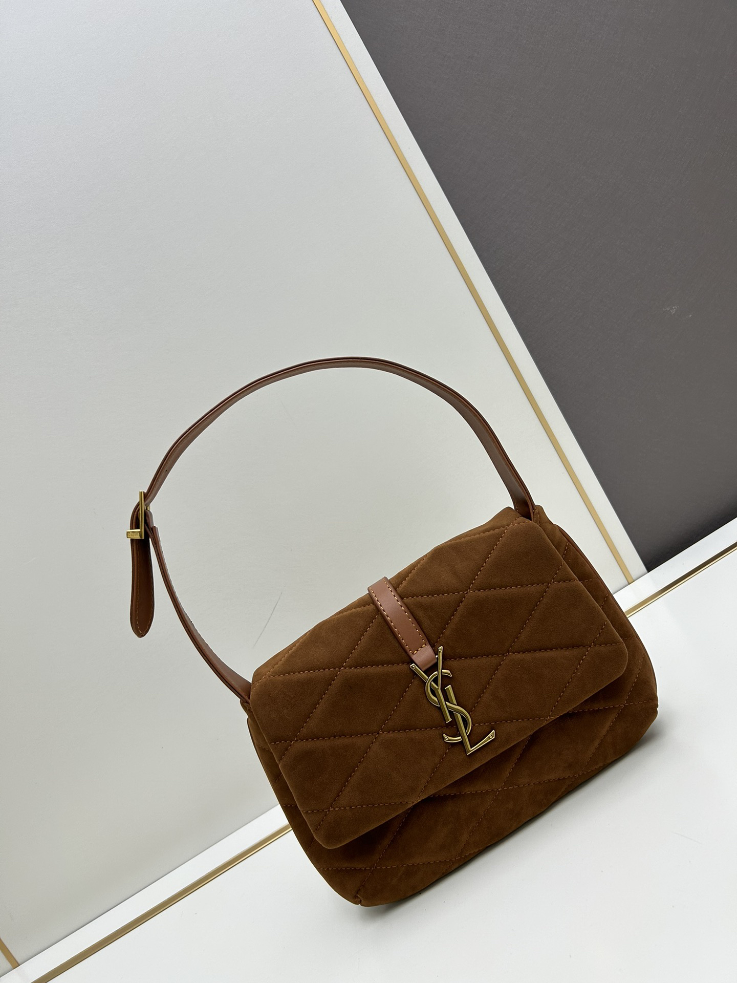 Saint Laurent YSL Frosted Underarm Bag