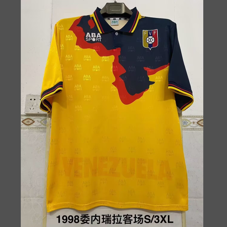 Retro 1998 Venezuela Away S-3XL