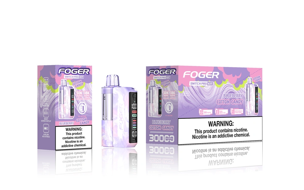 Foger Switch Pro 30000 Puffs Kit - Blueberry Cotton Candy - Vaba Vape-Shop