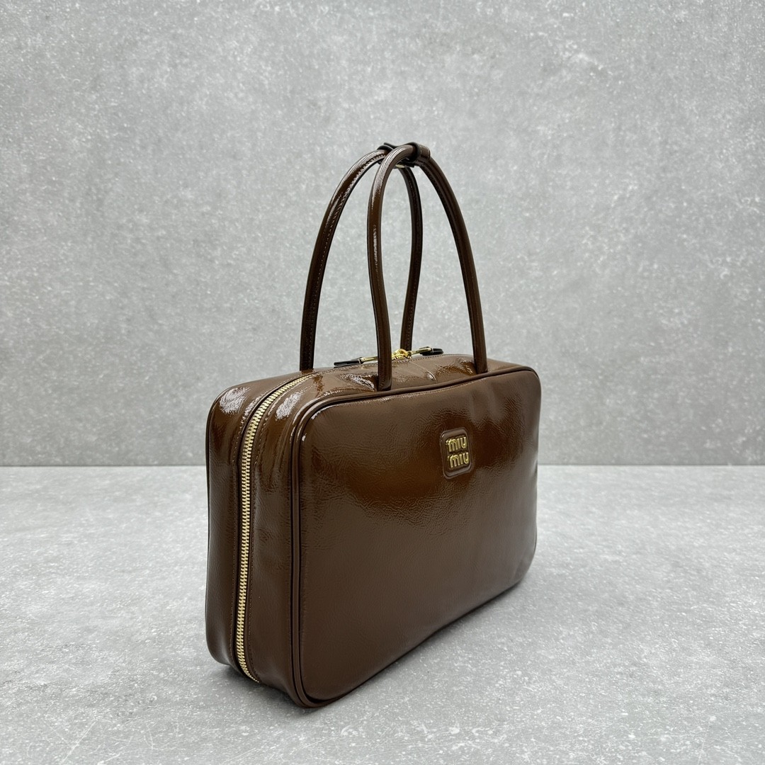 Miumiu Naplak Beau bag in patent leather