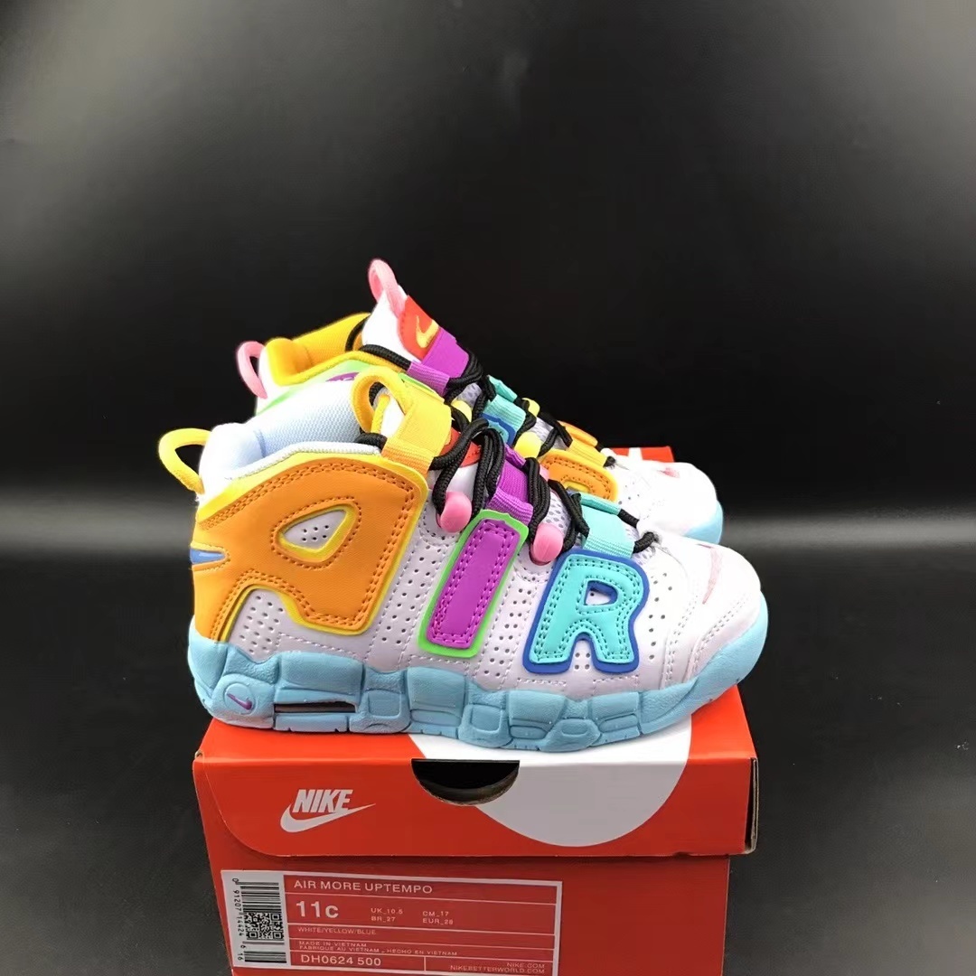 2025-26 FB1 US Kid's Sizes White Pippen Joint Edition Low cut Inverted Hook Shoes tianlong