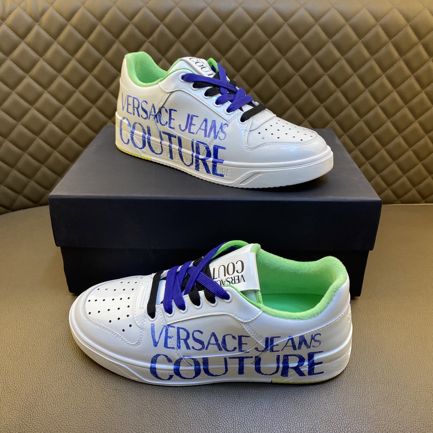 Versace Odissea Men's Leather Sneaker
