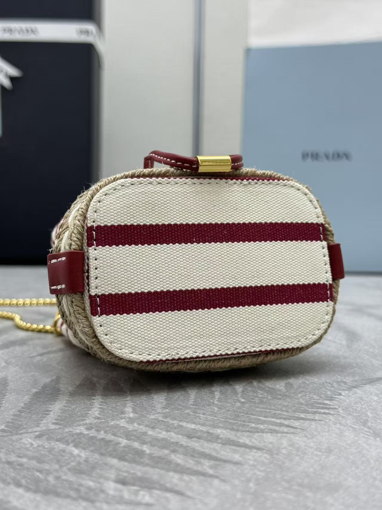 Prada mini bucket bag crossbody bag