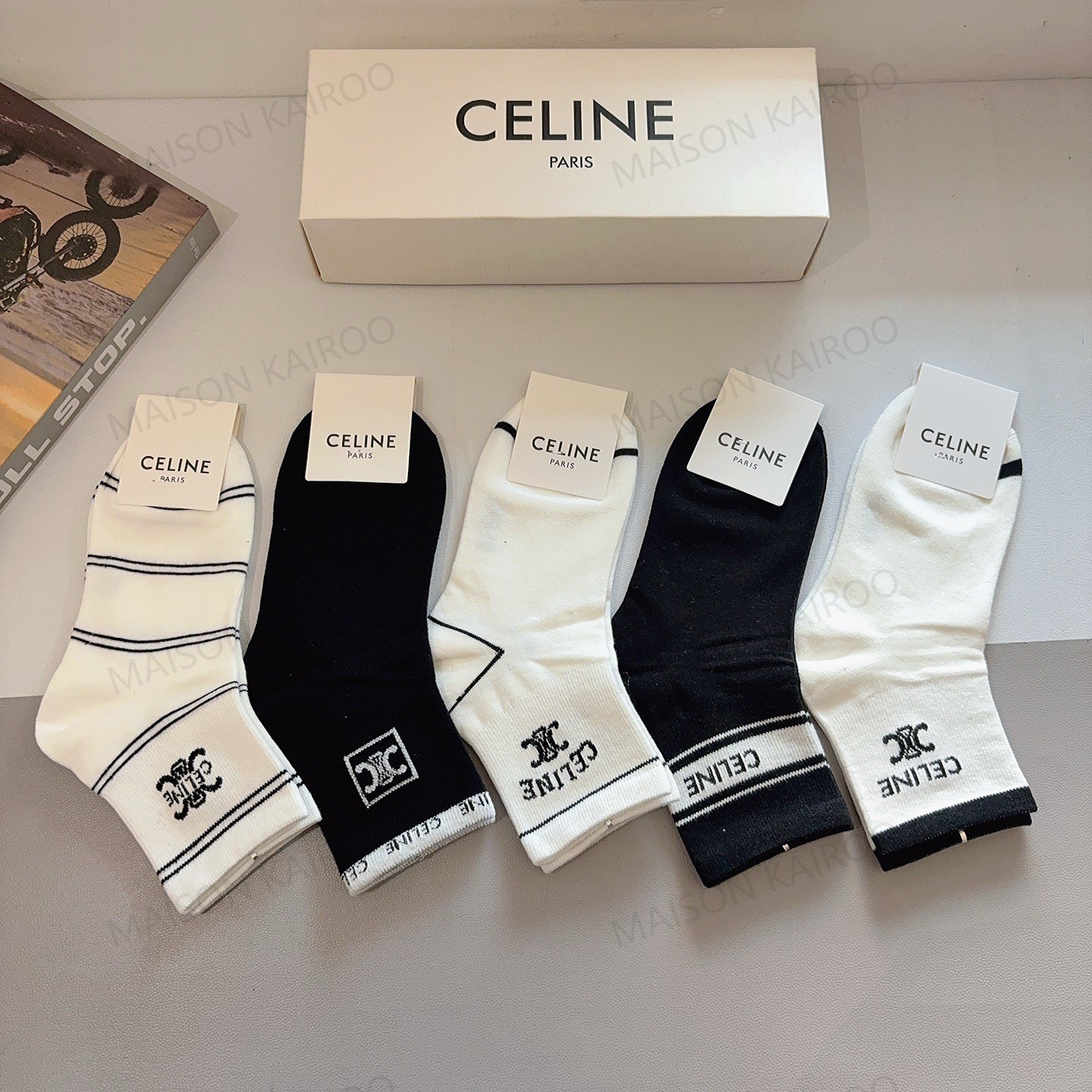 Celine Socks 5-Pack - KAIROO