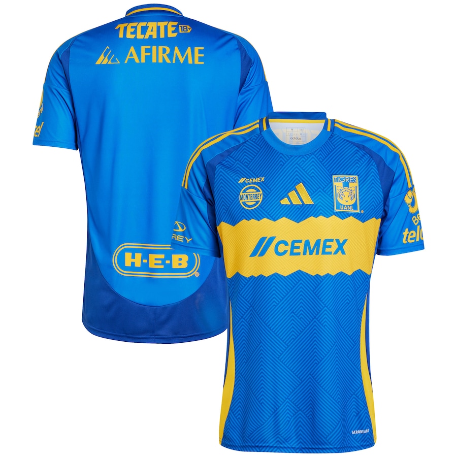 Adidas Tigres UANL Soccer Jersey Away Shirt 2024-25
