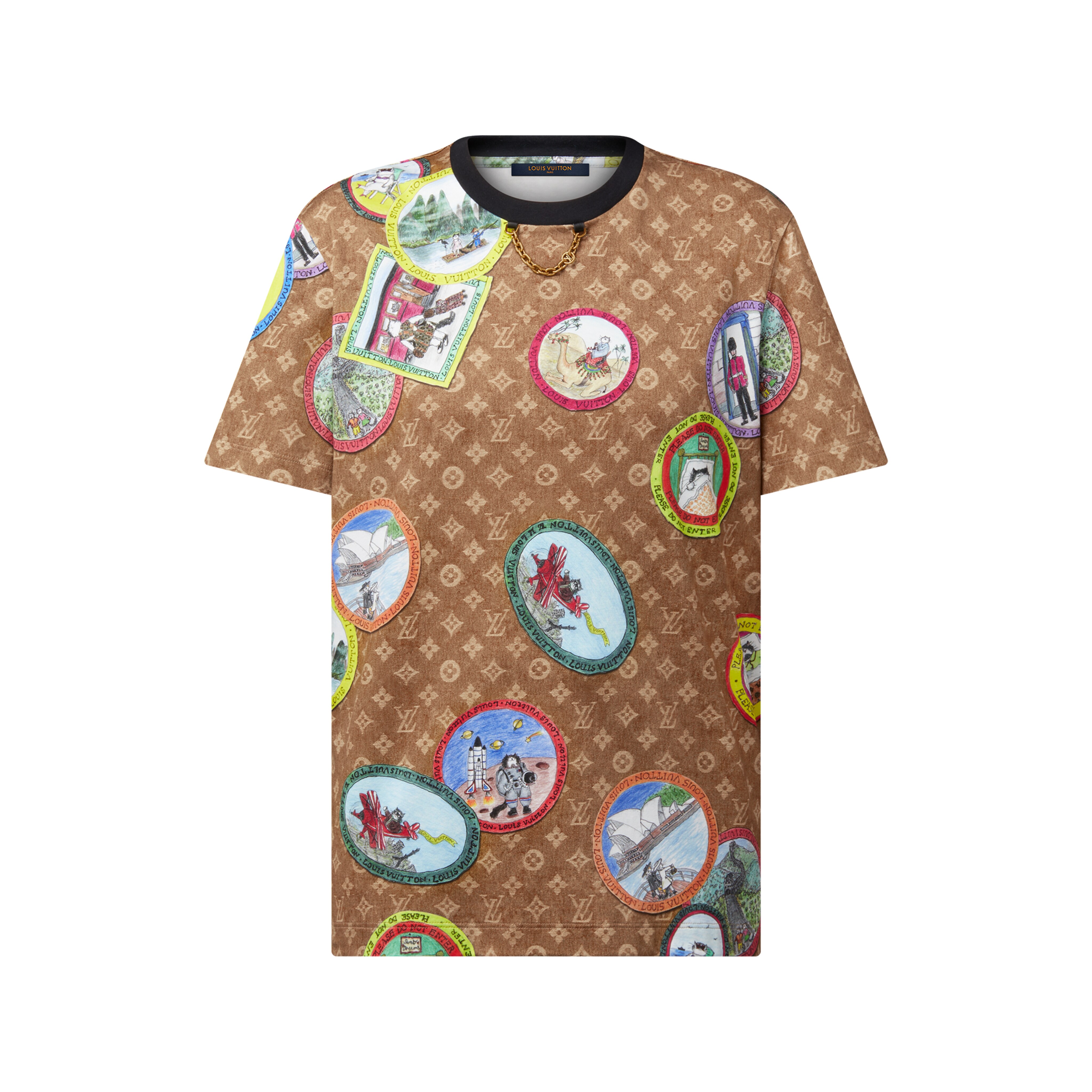 モノグラム キャットスタンプTシャツ