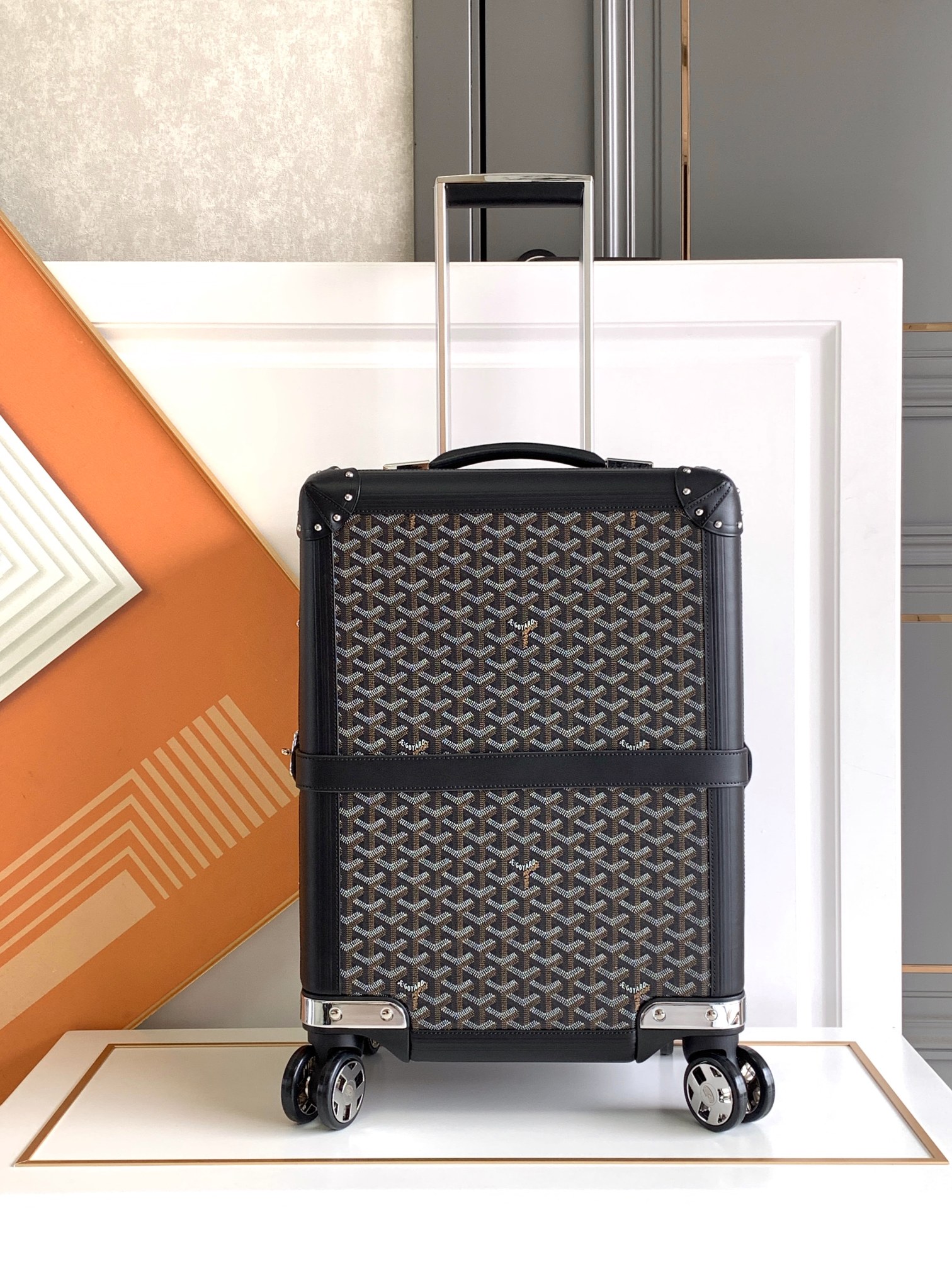 ‌Goyard‌ classic print trolley case