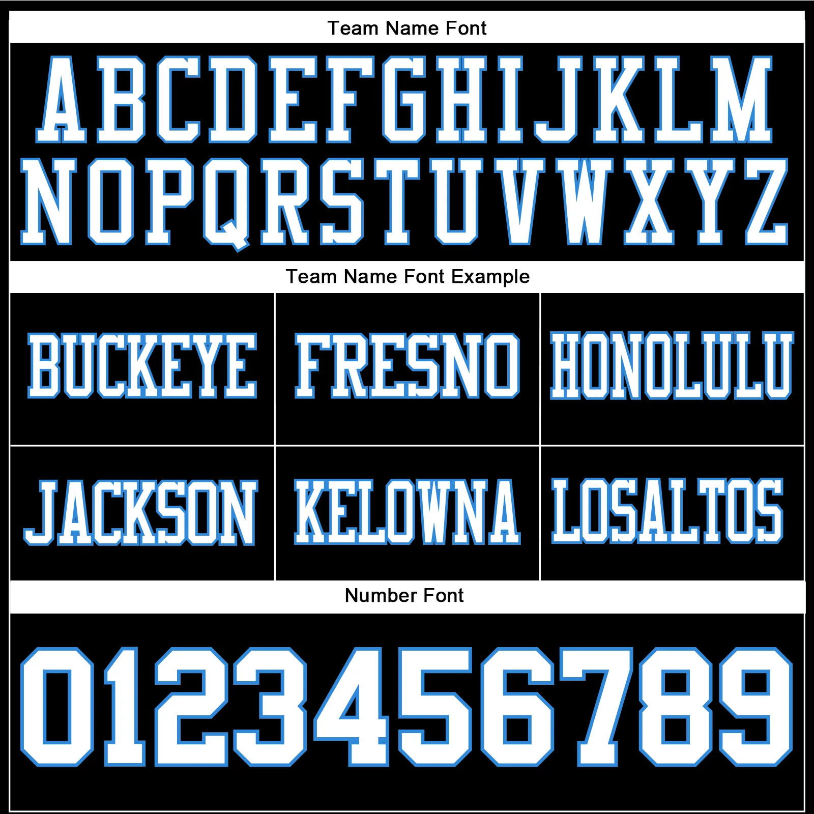 Custom Black White-Powder Blue Authentic Football Jersey