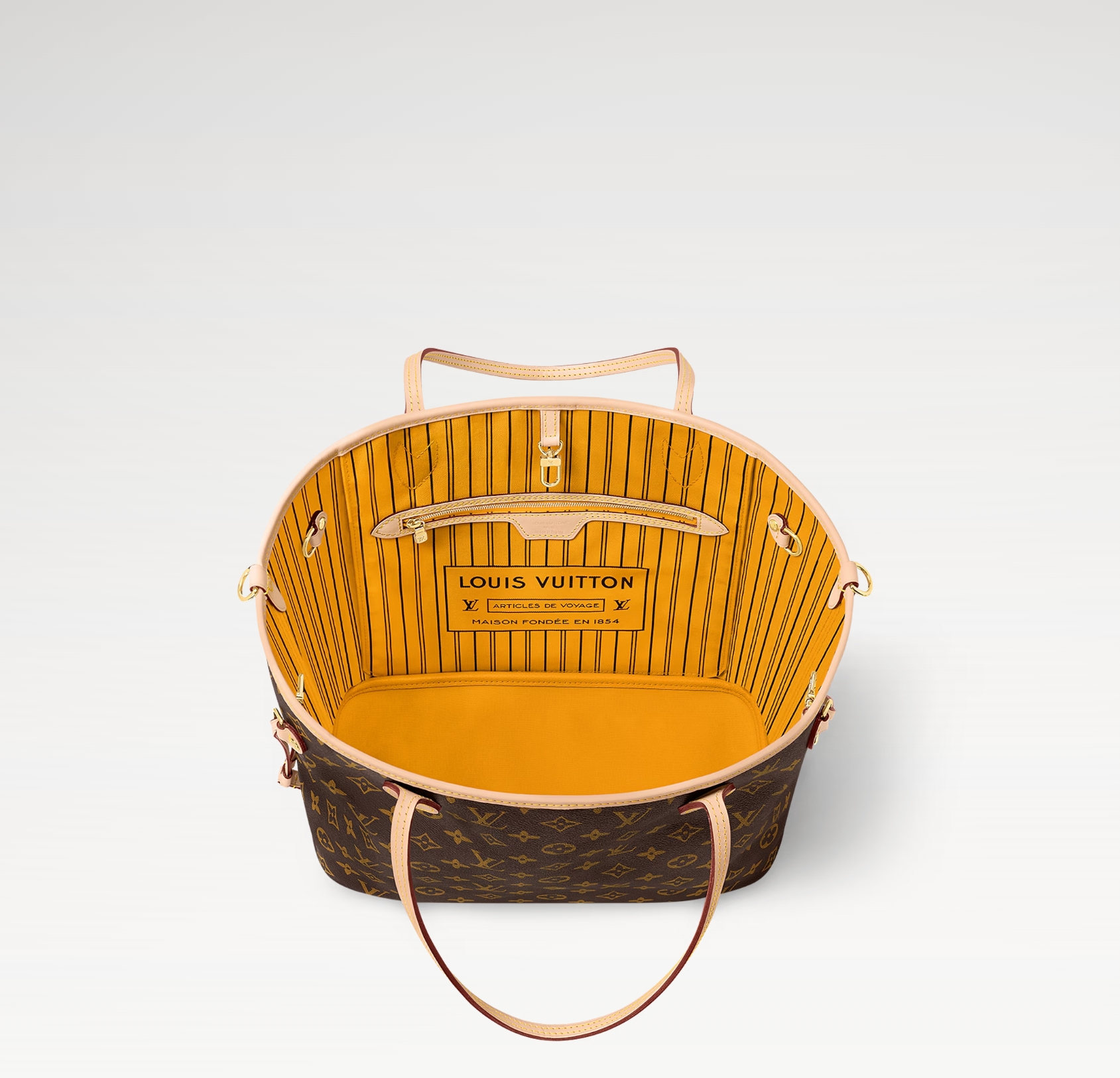 Louis Vuitton LV Neverfull Bandoulière Inside Out MM