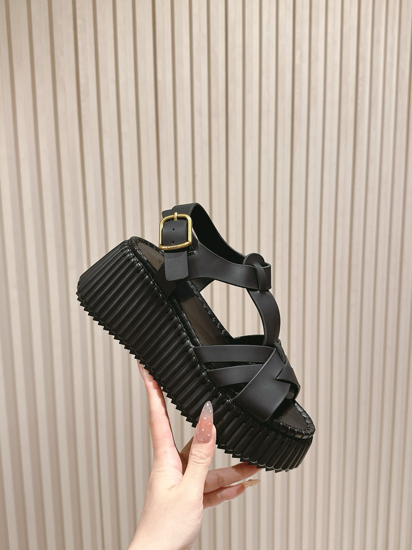 Chloe Nama Wedge Sandal