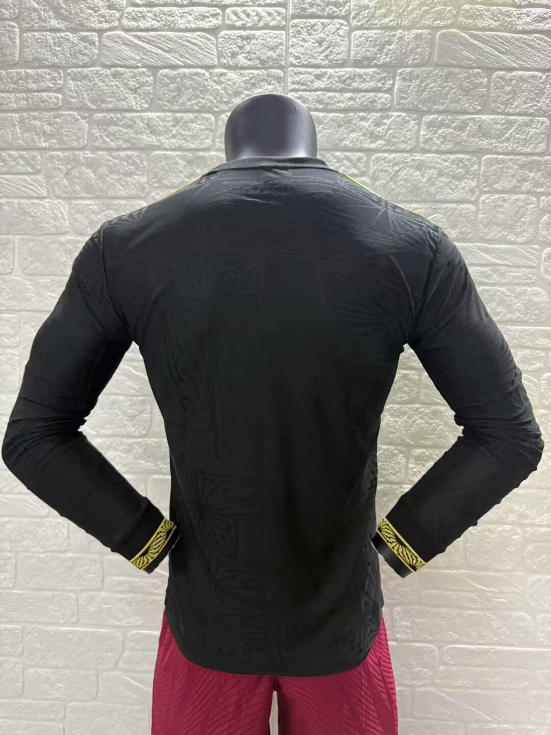 Mexico Gold Man Player Long Sleeve Jersey 25/26