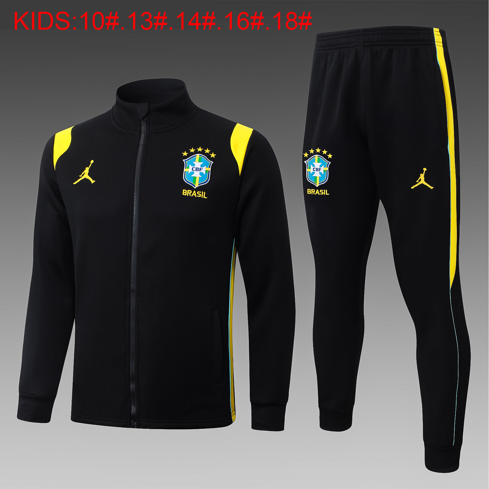 Brazil Kids Training Suit 26/27 | Soc Jersey - Premium Football Jersey