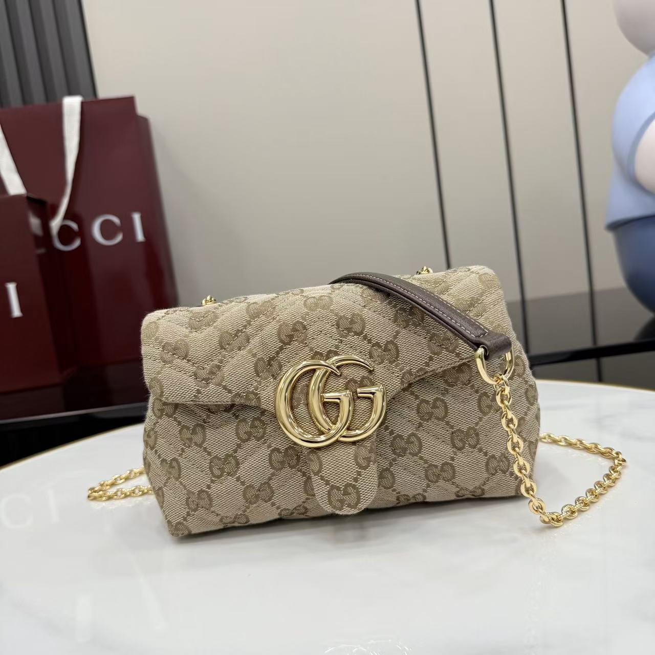 GUCCI GG Marmont mini shoulder bag