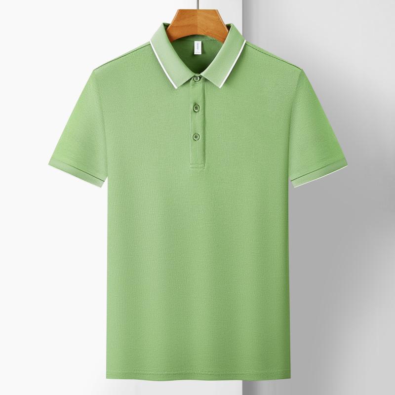 Camisa polo Solona com gola unilateral Custom Clothes