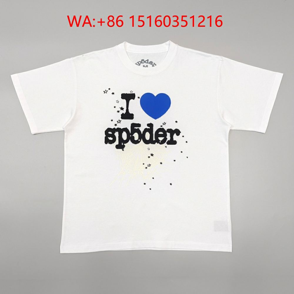1:1 SP5DER WORLDWIDE T-shirt 01 Collection for men, Streetwear tee