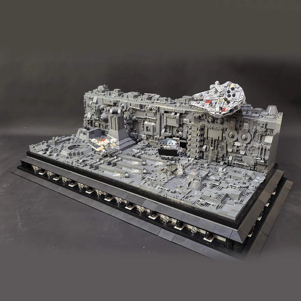 MOC Death Star Trench Attack Solo To The Rescue