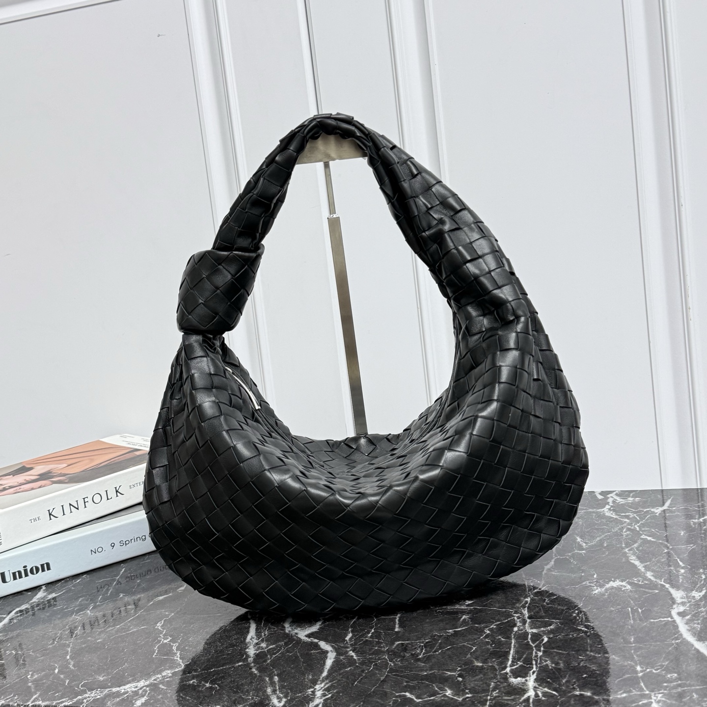 Bottega Classic Jodie Bag 48cm in Black