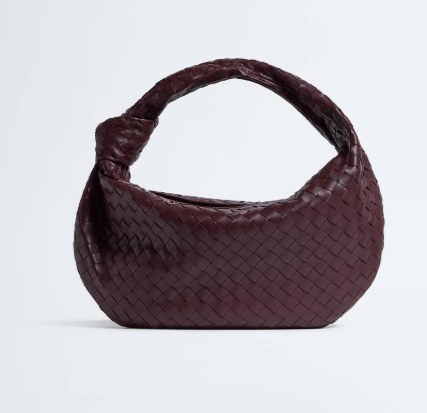 Bottega Classic Jodie Bag 48cm in Burgundy