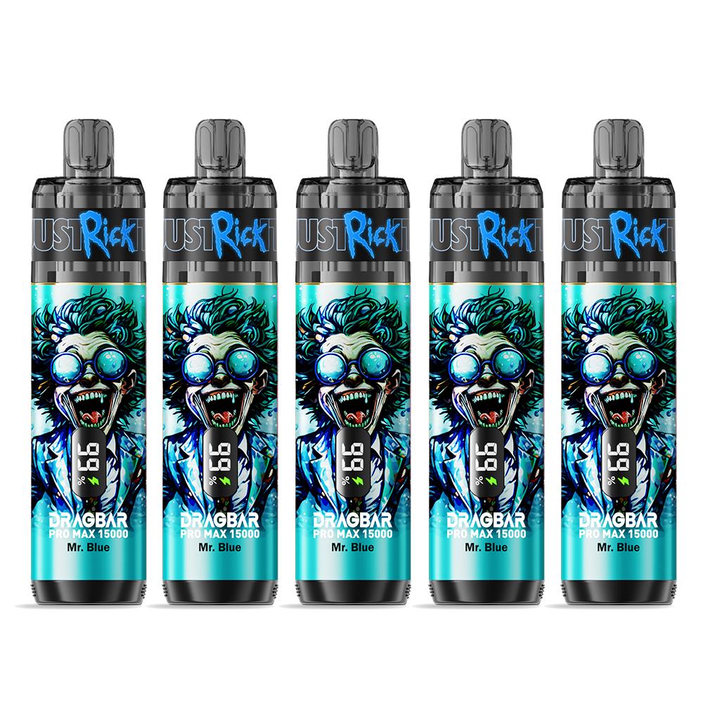 [5-Pack Bundle] Dragbar Pro Max 15K Disposable Vape (2%,15000 Puffs)