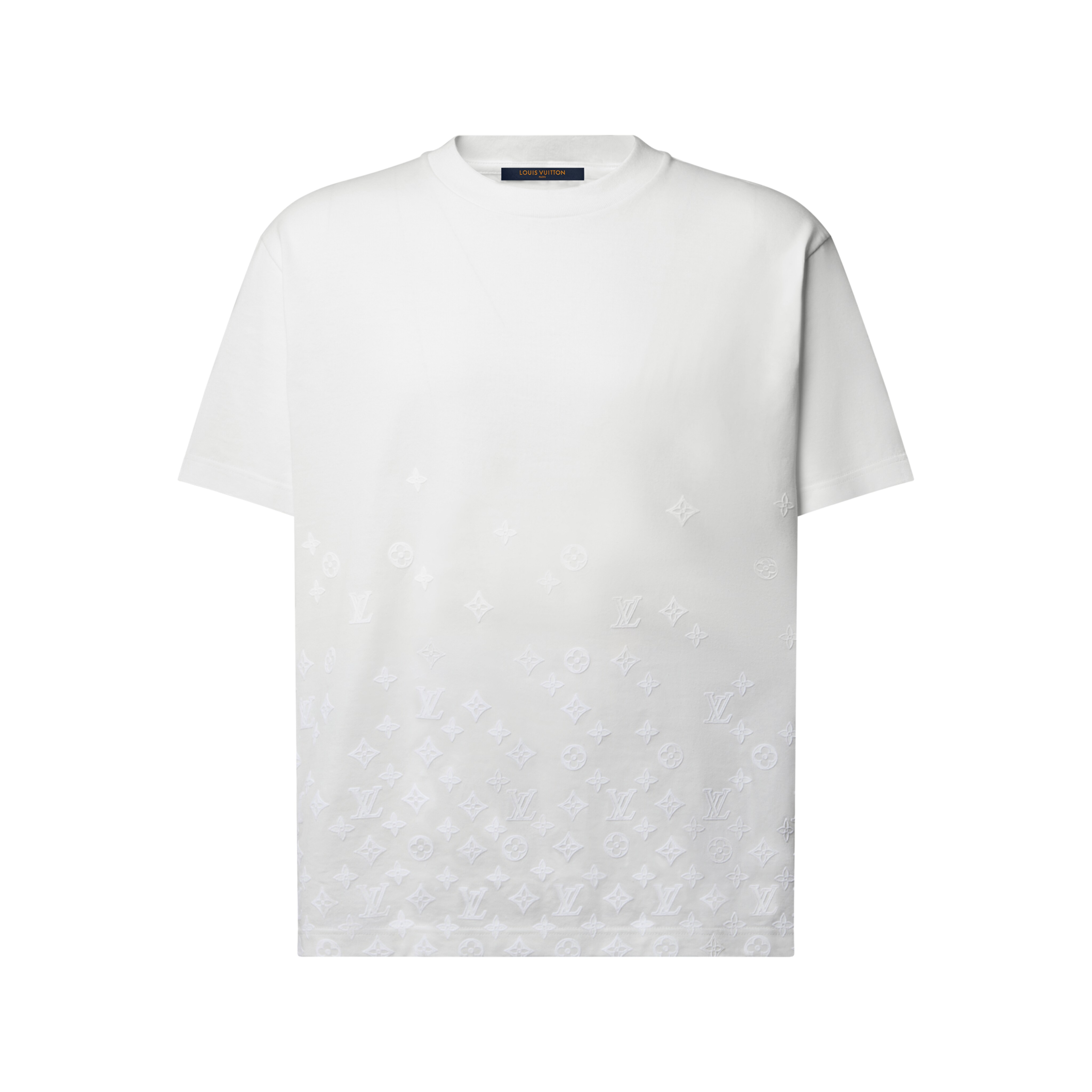 フロックプリント モノグラム グラデーション Tシャツ