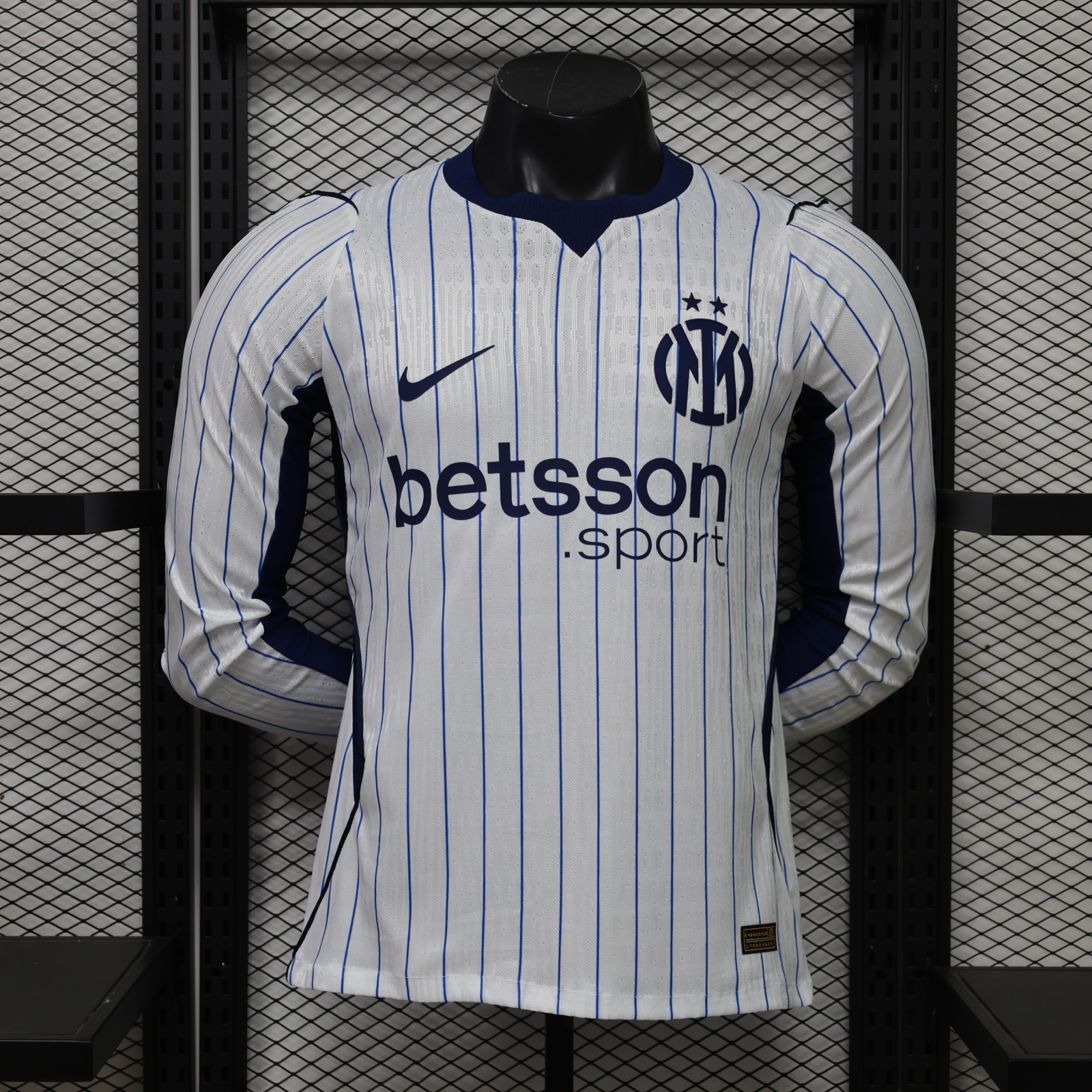 Inter Milan Away Long Sleeves Jersey Player Version 26/27 | Soc Jersey - Premium Football Jersey