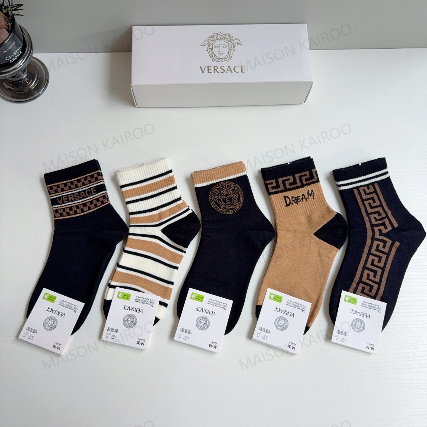 Versace Socks 5-Pack - KAIROO