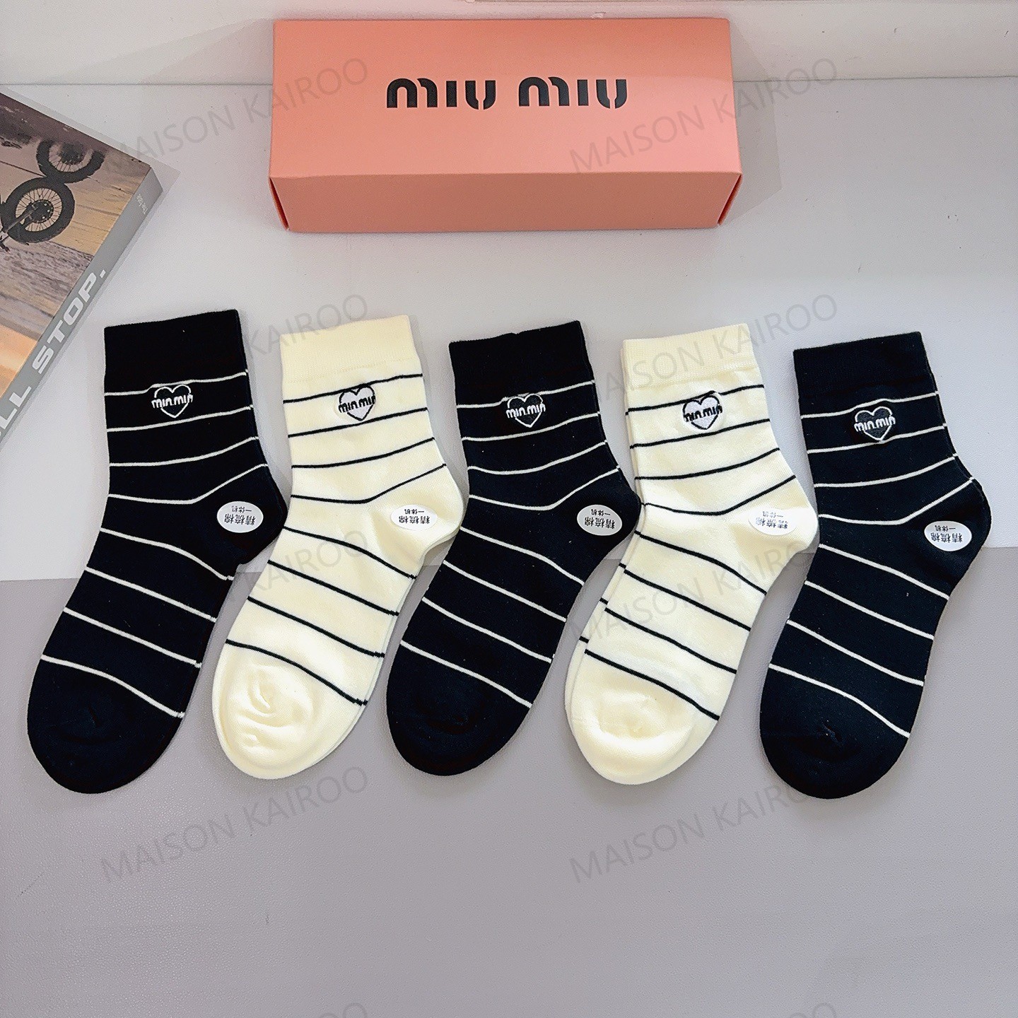 MIU MIU Socks 5-Pack - KAIROO