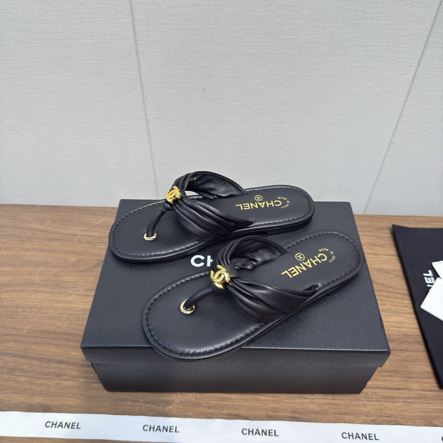 Chanel New Leather Flip-Flop