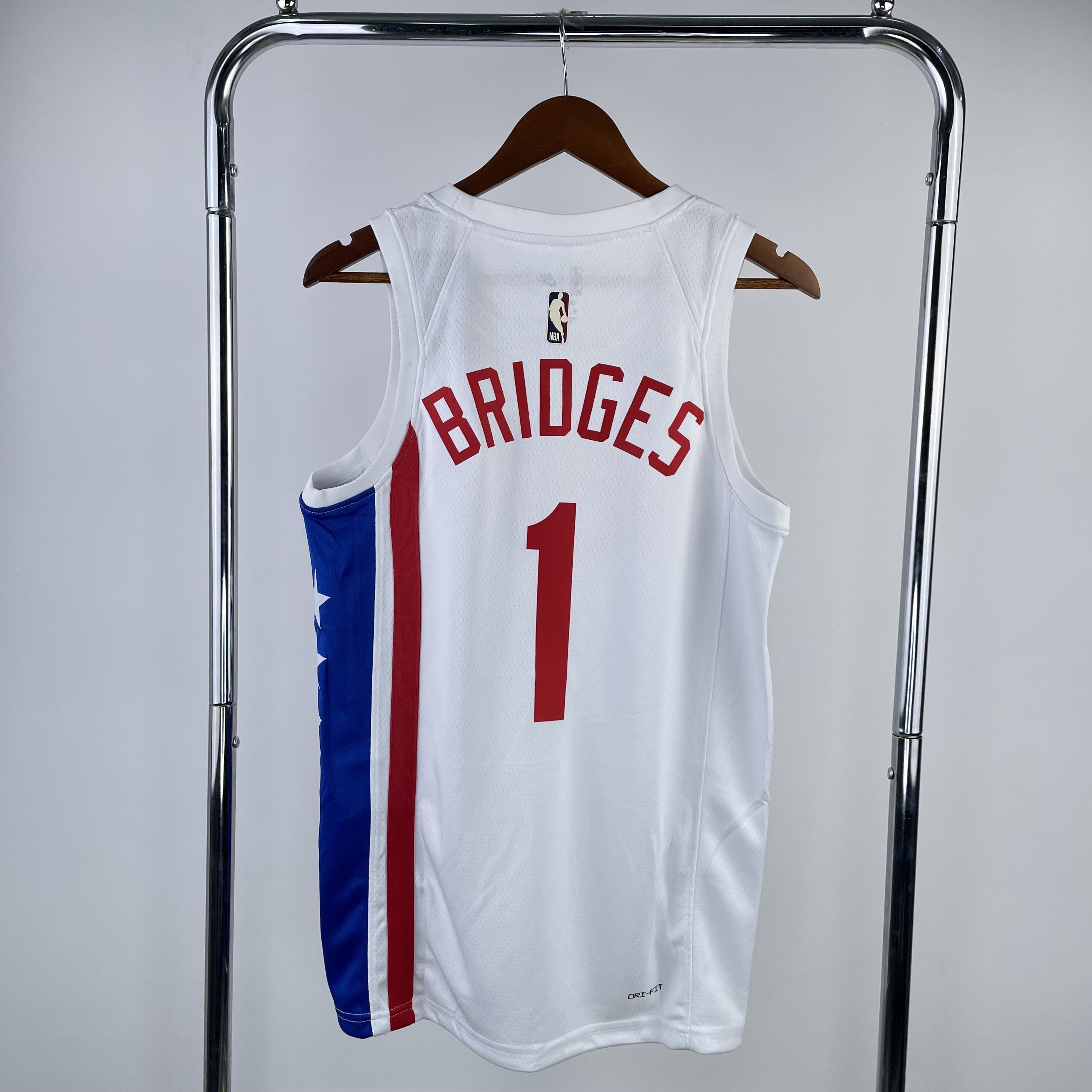 23 Season Brooklyn Nets White  No. 1 Bridges