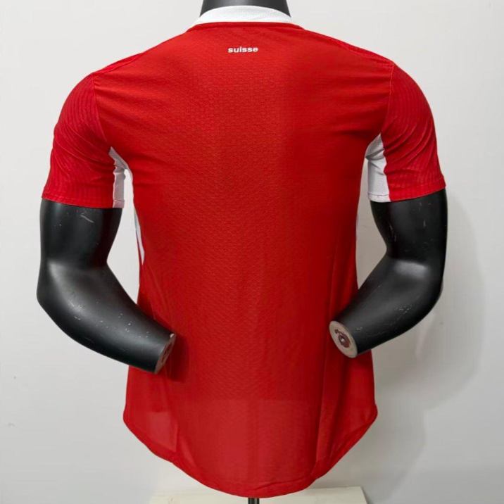 Player 2026 Mens Switzerland World Cup Home Jersey S-XXL