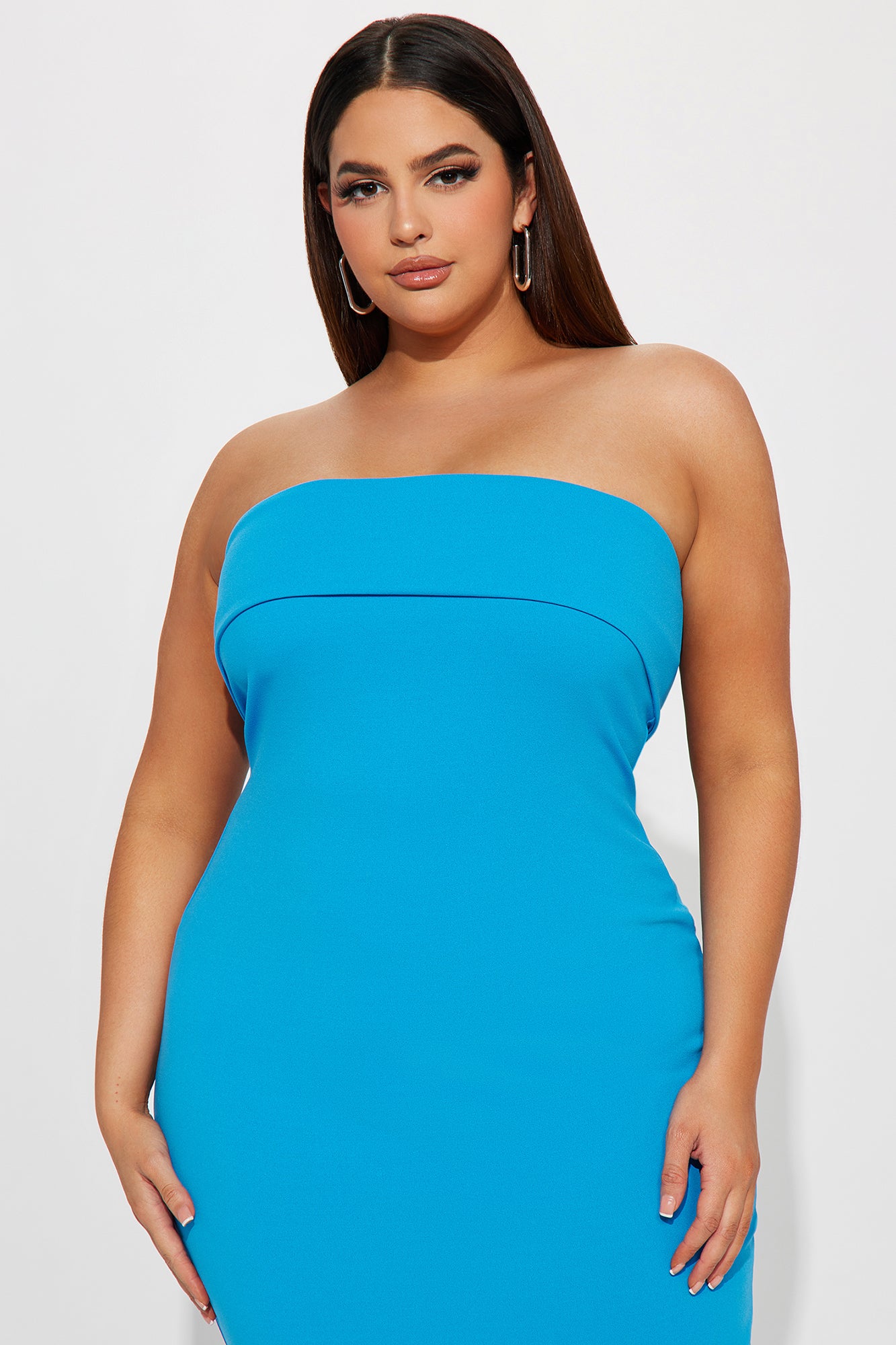 Kelly Mermaid Maxi Dress - Blue