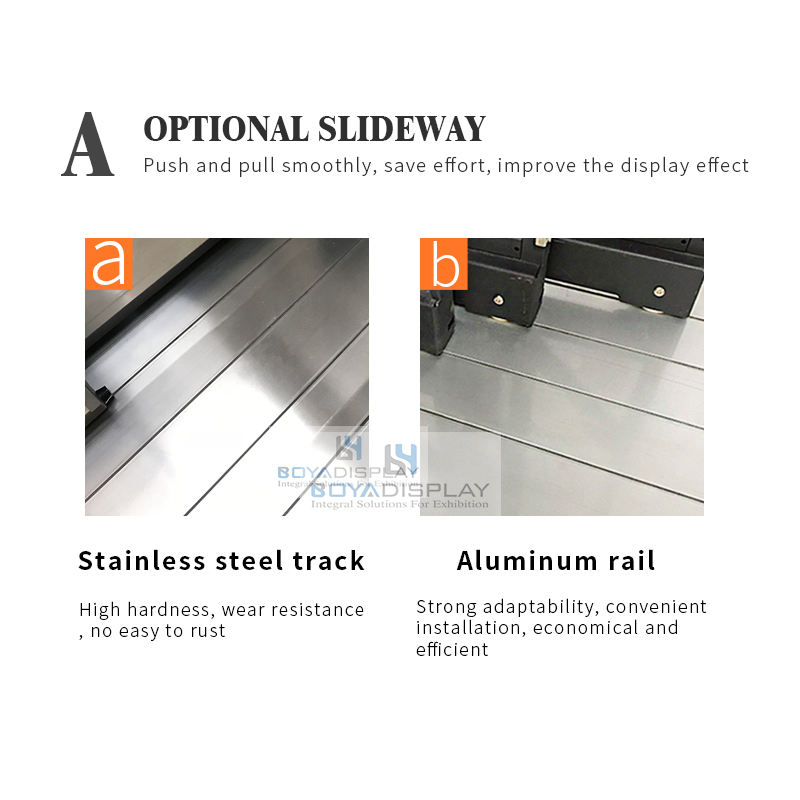 Hot-Sale Welcome Stand Factory Direct-Sale Serviceable Elegant Holder Manufacturer Sliding Stone Tile Display Rack