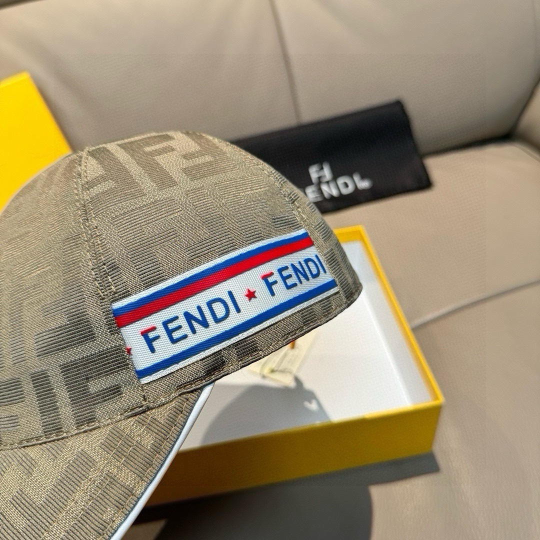 Fendi FF Logo Baseball Cap