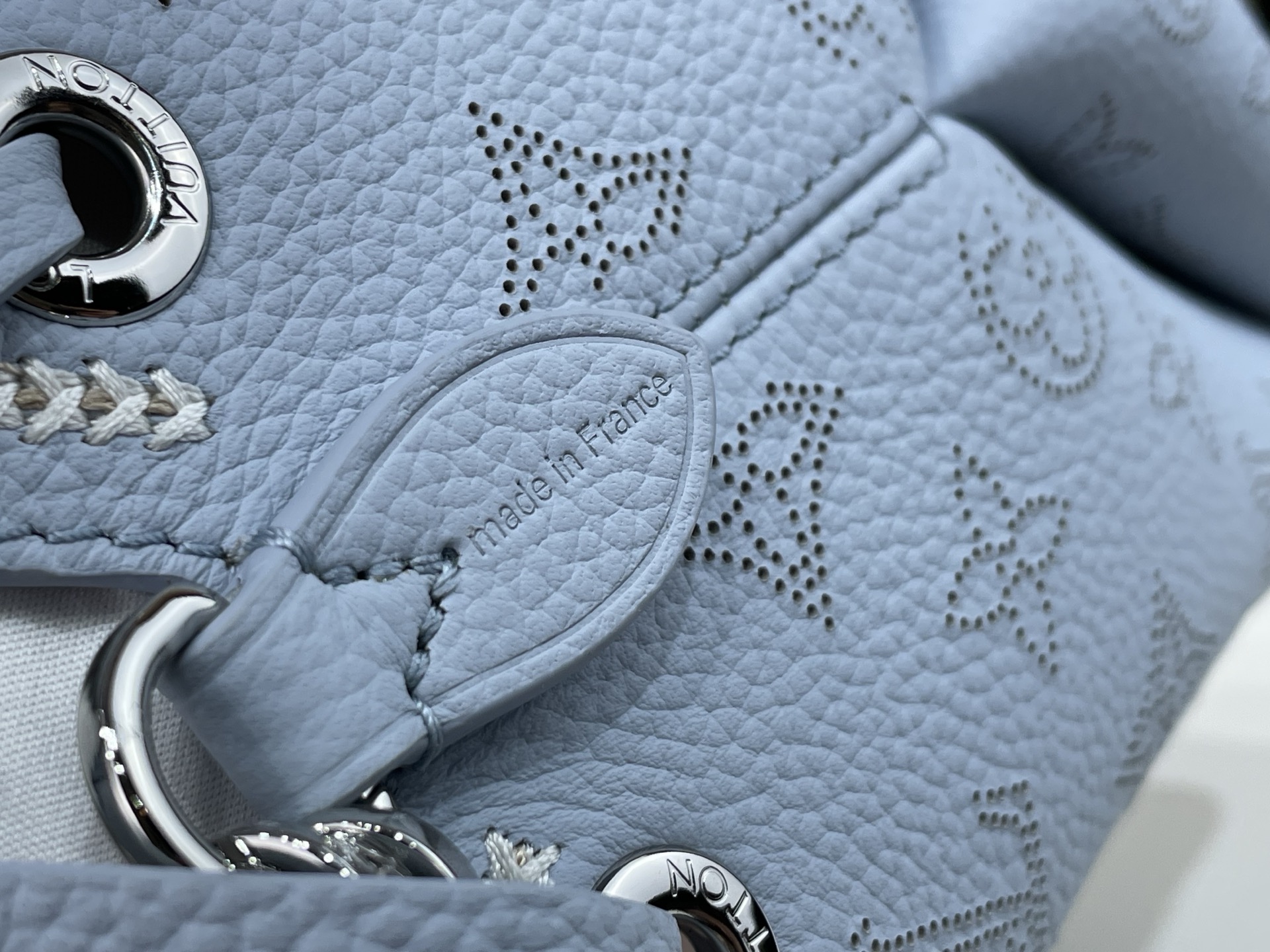 Louis Vuitton Bella Bucket Handbag Light Blue M57068 28885