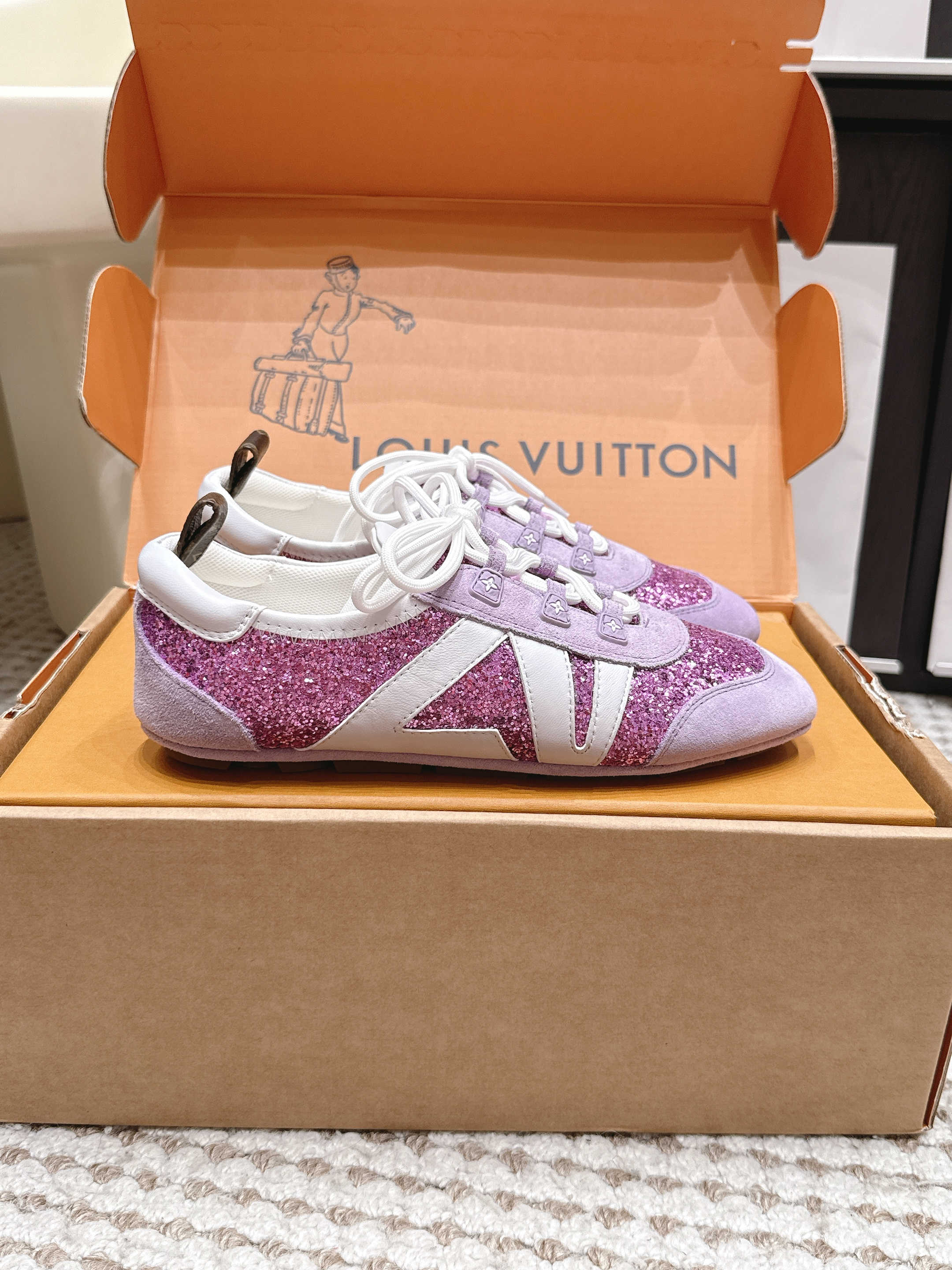 Louis Vutton LV Sneakerina Ballet Flat