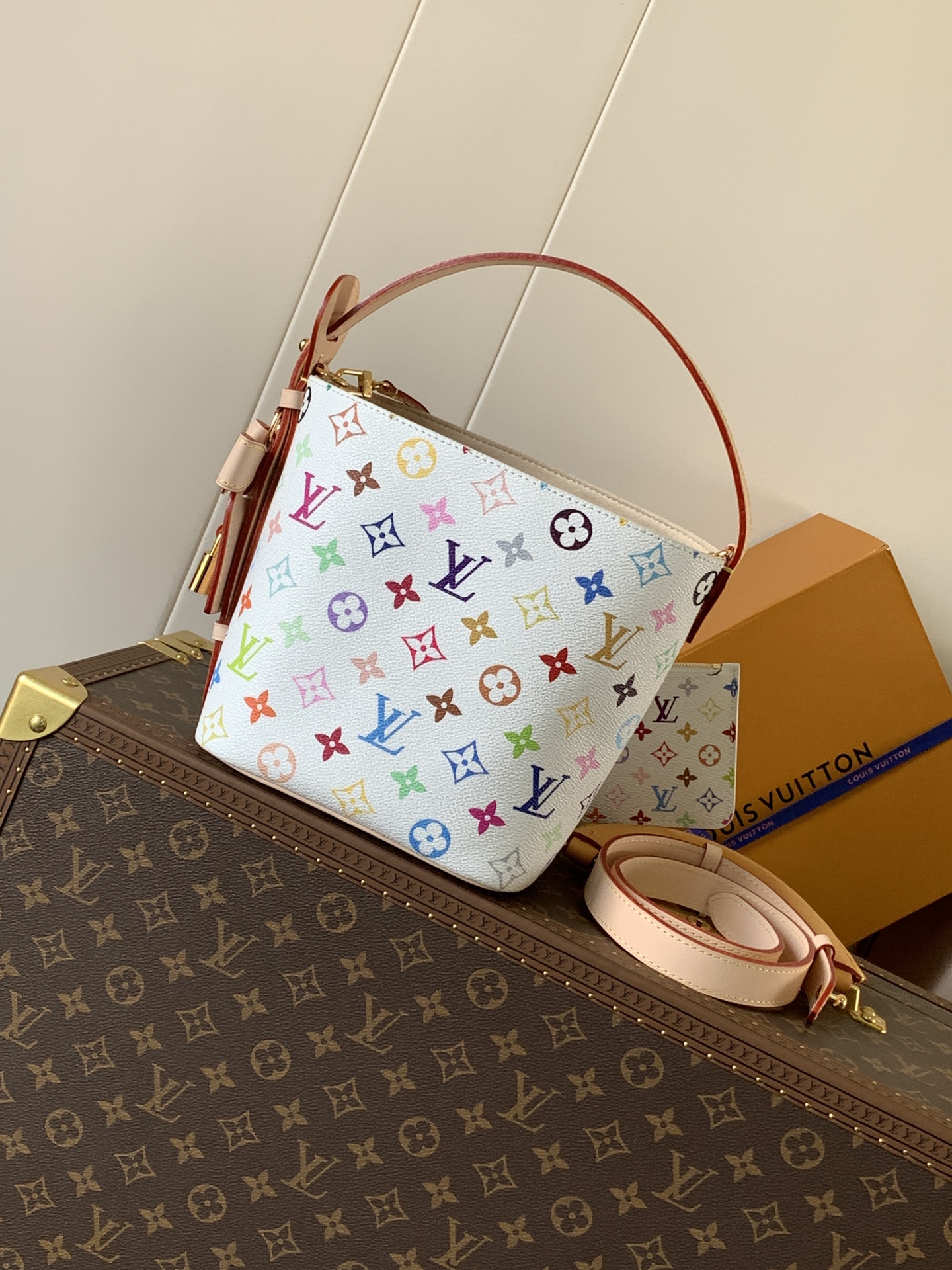 M13089 All in BB Handbag in Multicolored Canvas