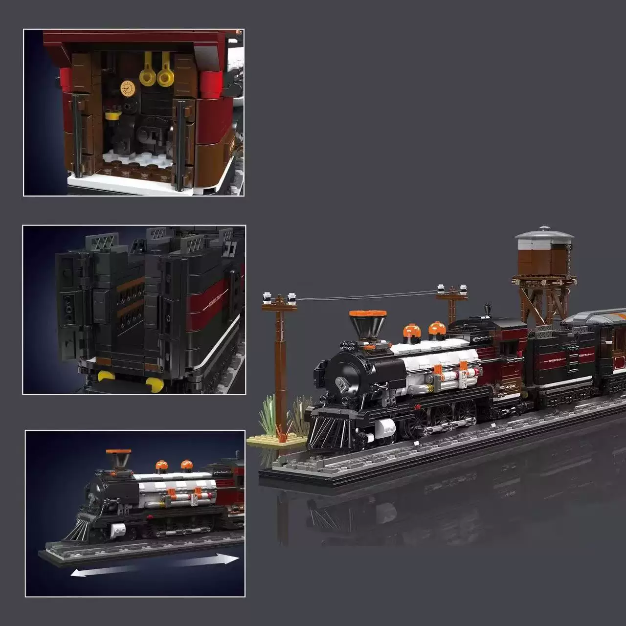 MOULD KING 12048 - Western Train