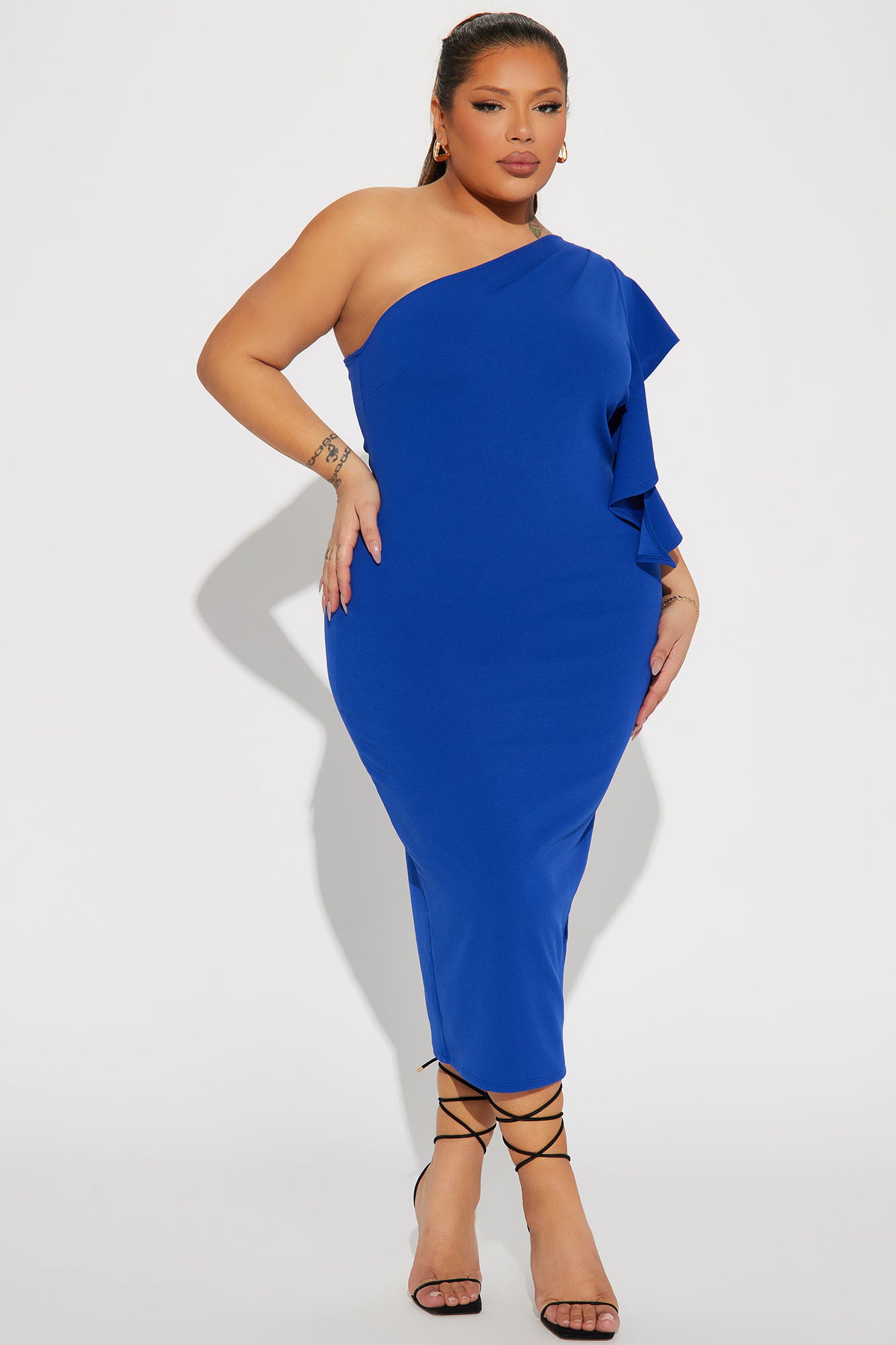 See You At The Yacht Club Midi Dress  - Navy