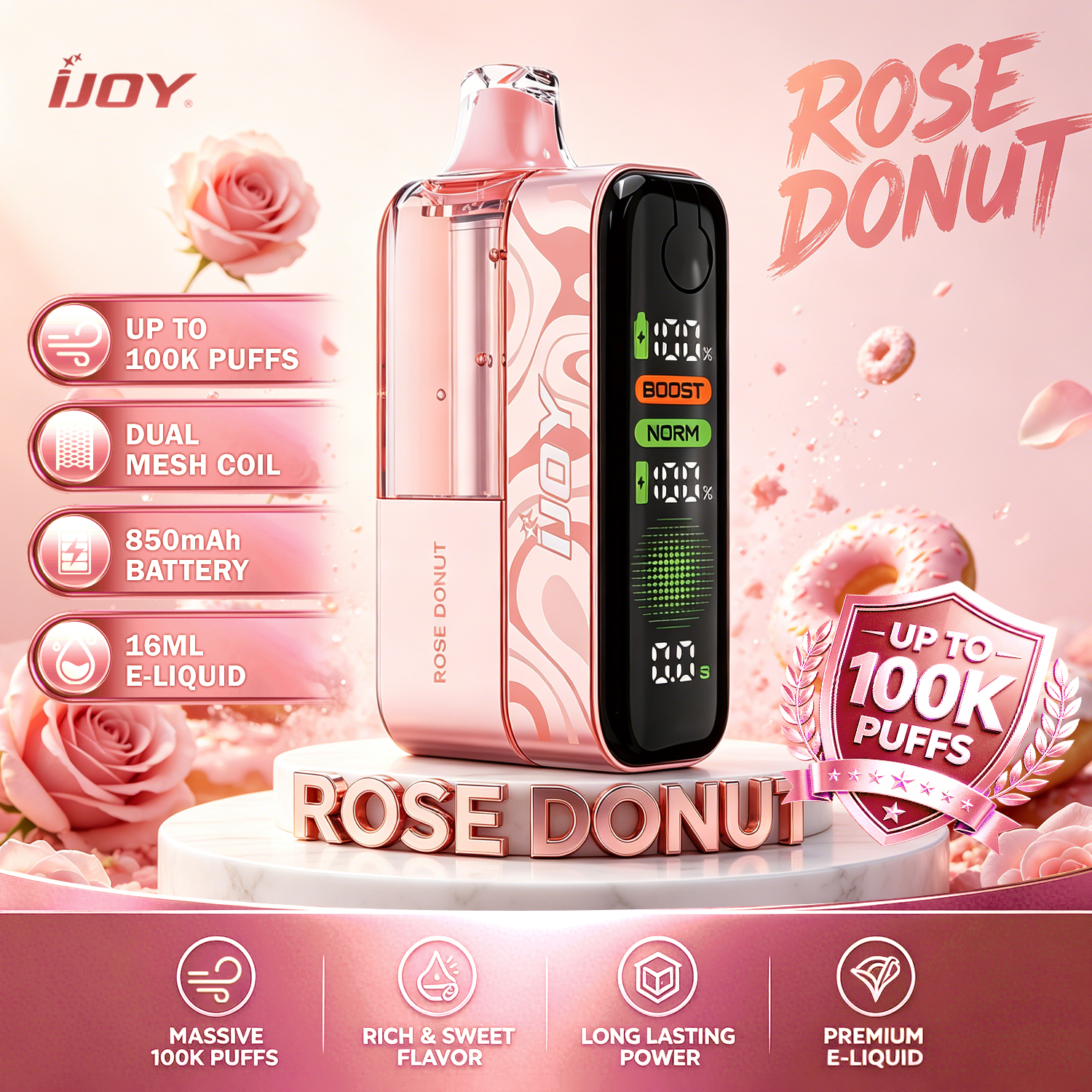 IJOY XP100K Disposable - 15 flavors