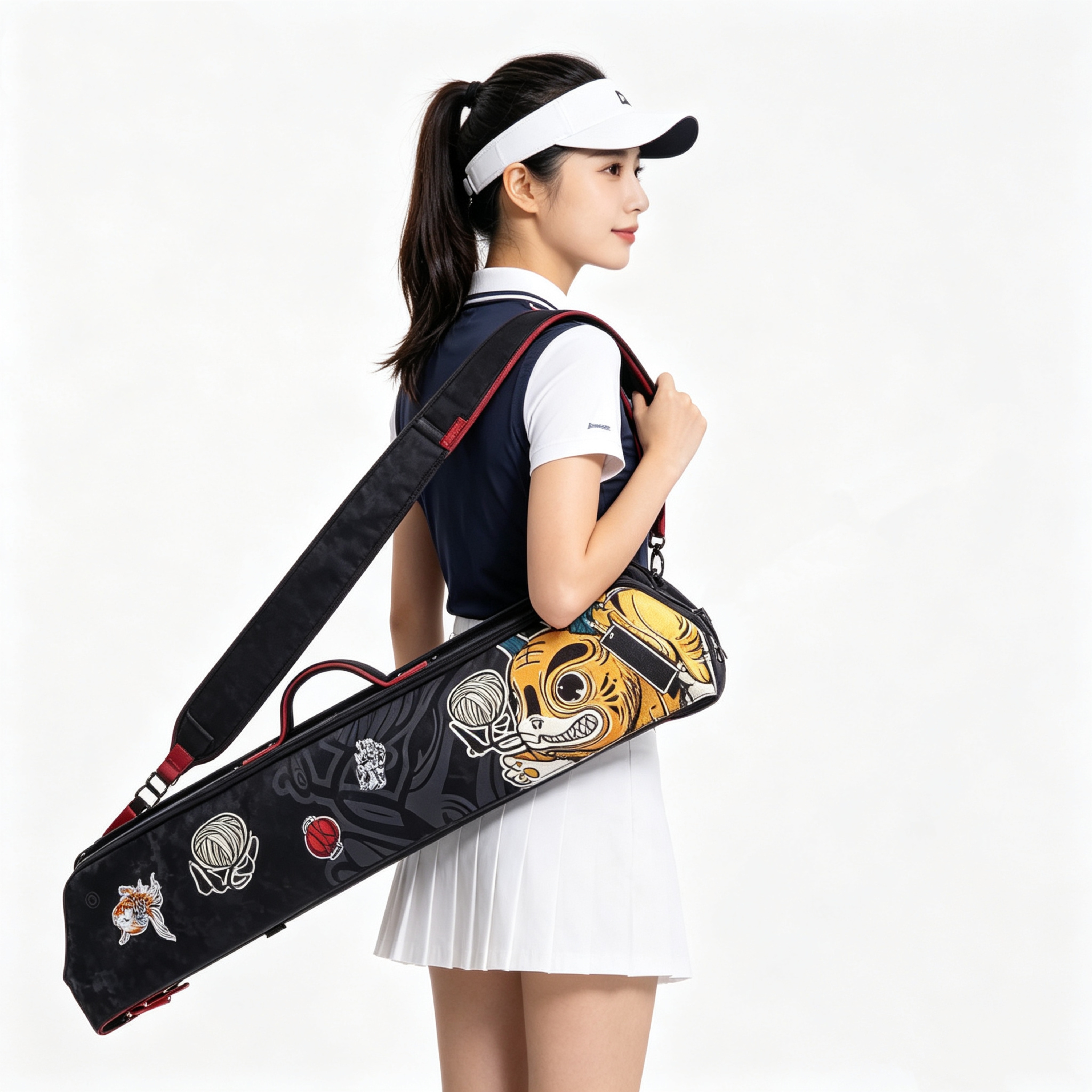 Large Capacity Waterproof Pool Cue Bag for Multiple Billiard Cues