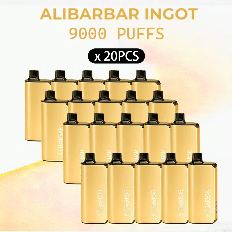 ALIBARBAR INGOT 9000 PUFFS 20pcs