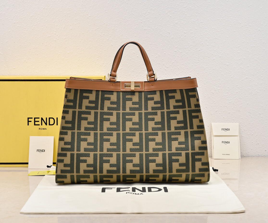 Fendi X-tote Classic monogram handbag