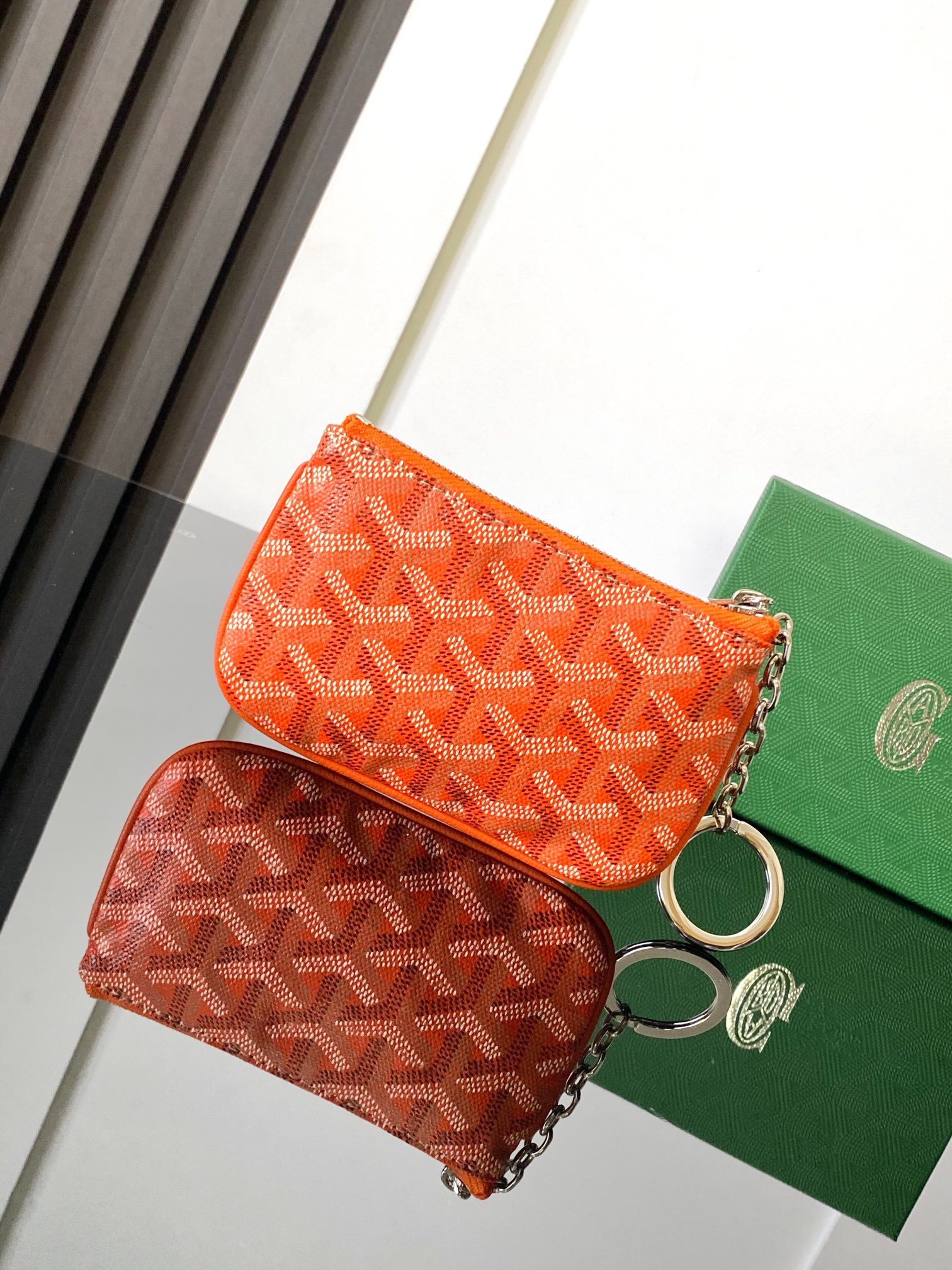Goyard Sénat Nano Key Pouch-Orange
