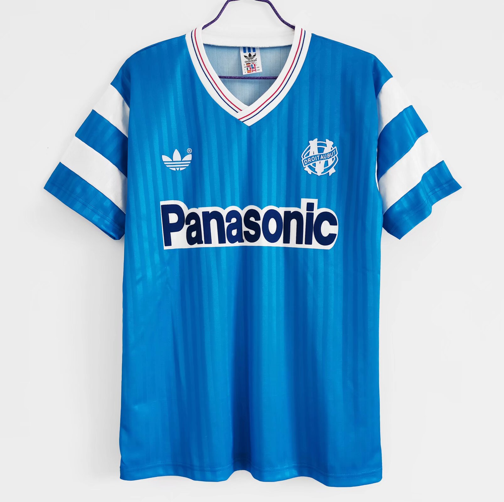 Retro 90/91 Olympique Marseille Away Soccer