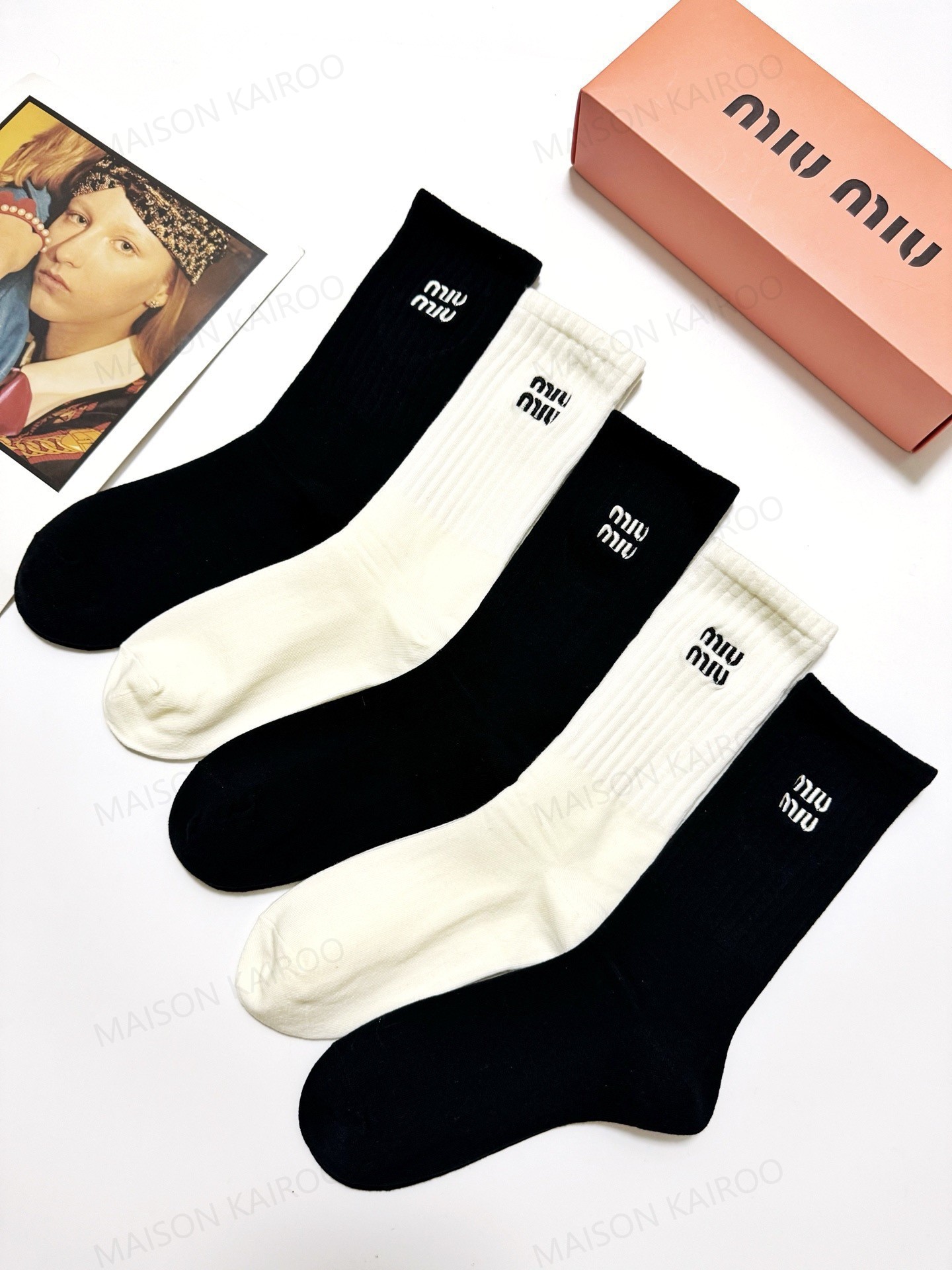 MIU MIU Socks 5-Pack - KAIROO